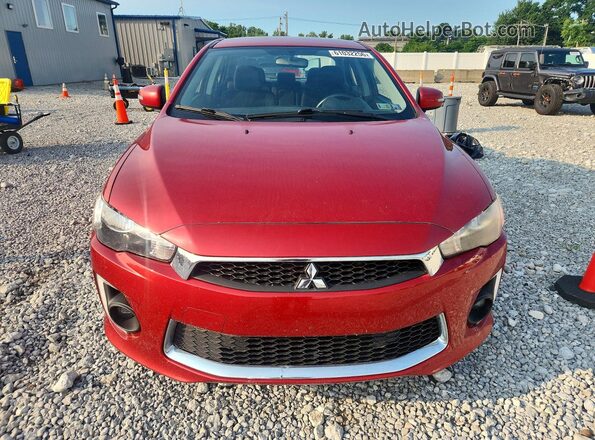 JA32V2FW3HU010249 2017 MITSUBISHI LANCER Red Vista frontal