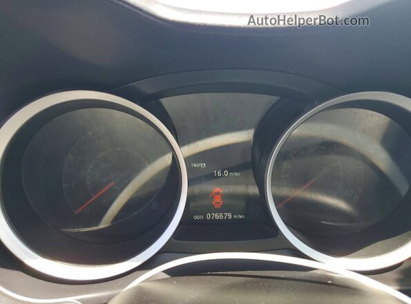 JA32V2FW5GU003642 2016 MITSUBISHI LANCER Silver Widok zestawu wskaźników