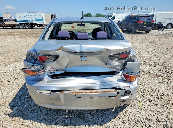 JA32V2FW5GU003642 2016 MITSUBISHI LANCER Silver Widok z tyłu