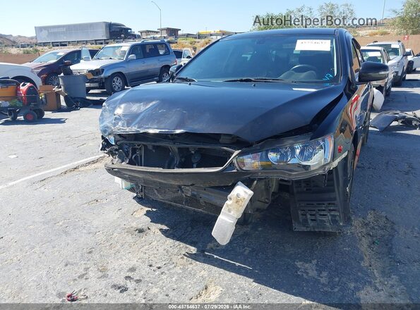 JA32V2FW6HU003070 2017 MITSUBISHI LANCER Black Front view