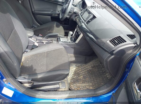 JA32V2FW6HU009435 2017 MITSUBISHI LANCER Blue წინა სალონის ხედი