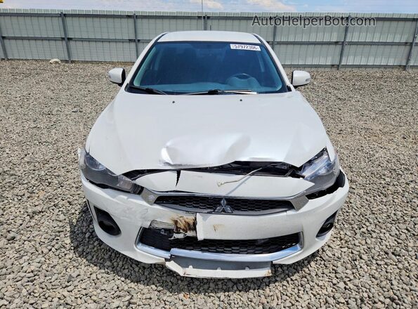 JA32V2FW7HU009489 2017 MITSUBISHI LANCER White Դիմացի տեսք