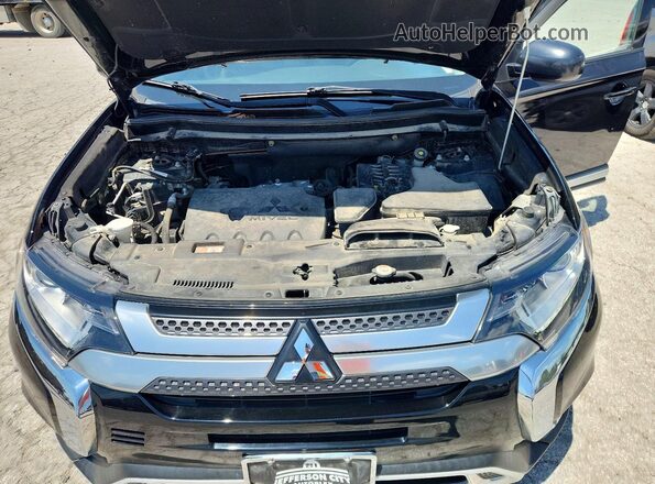 JA4AD2A32KZ013001 2019 MITSUBISHI OUTLANDER Black Вид підкапотного простору