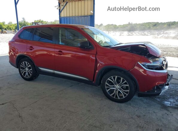 JA4AD2A35HZ035275 2017 MITSUBISHI OUTLANDER Красный Передняя правая четверть