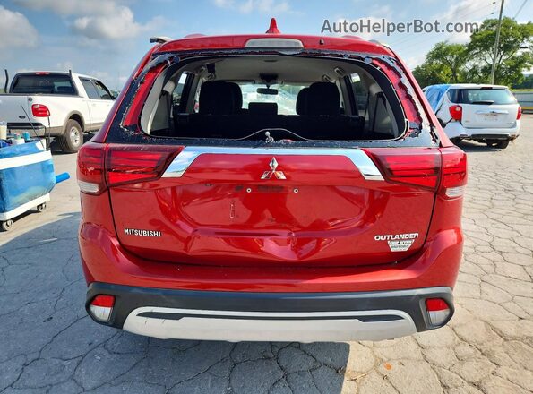 JA4AD2A35KZ018595 2019 MITSUBISHI OUTLANDER Red უკანა ხედი