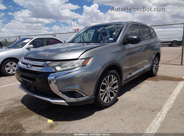JA4AD2A36GZ050835 2016 MITSUBISHI OUTLANDER Gray წინა მარცხენა ხედი სამი მეოთხედიდან