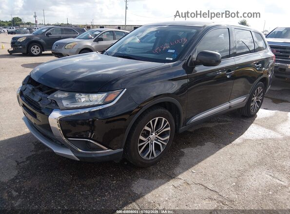 JA4AD2A36HZ018419 2017 MITSUBISHI OUTLANDER Черный Передняя левая четверть
