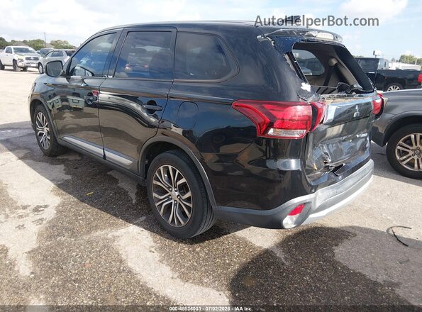JA4AD2A36HZ018419 2017 MITSUBISHI OUTLANDER Черный Задняя левая четверть