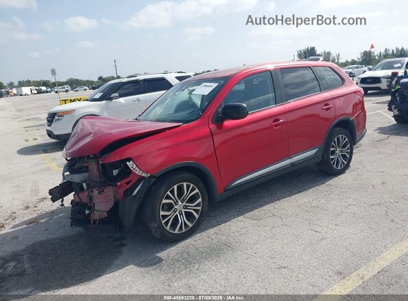JA4AD2A36HZ050769 2017 MITSUBISHI OUTLANDER Red Przód lewy