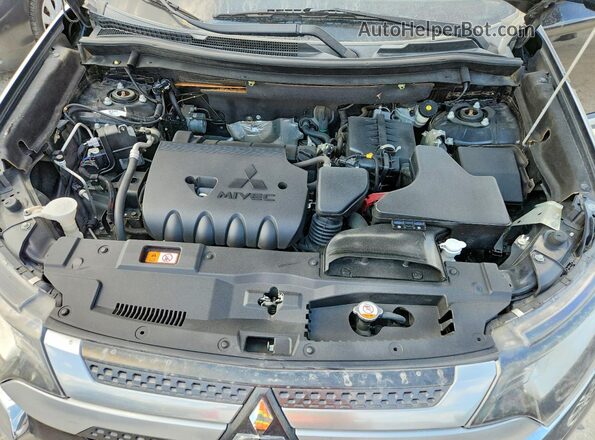 JA4AD2A36KZ009730 2019 MITSUBISHI OUTLANDER Black ძრავის განყოფილების ხედი