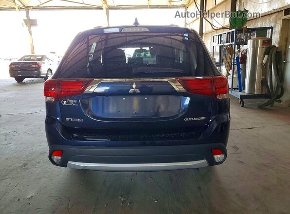 JA4AD2A38JZ062024 2018 MITSUBISHI OUTLANDER Blue Widok z tyłu