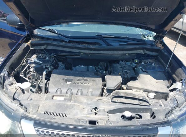 JA4AD2A38KZ026335 2019 MITSUBISHI OUTLANDER Blue უკანა ხედი