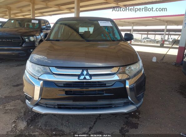 JA4AD2A3XJZ001595 2018 MITSUBISHI OUTLANDER Gray Սարքավորումների վահանակի տեսք