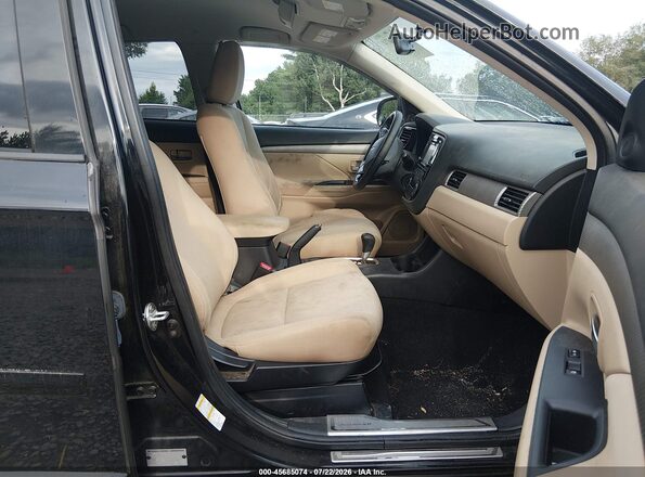 JA4AD3A30GZ007243 2016 MITSUBISHI OUTLANDER Black Widok wnętrza z przodu