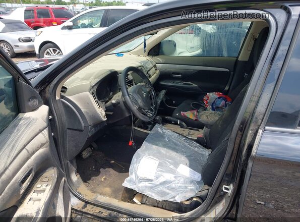 JA4AD3A31HZ052614 2017 MITSUBISHI OUTLANDER Black Դիմացի տեսք