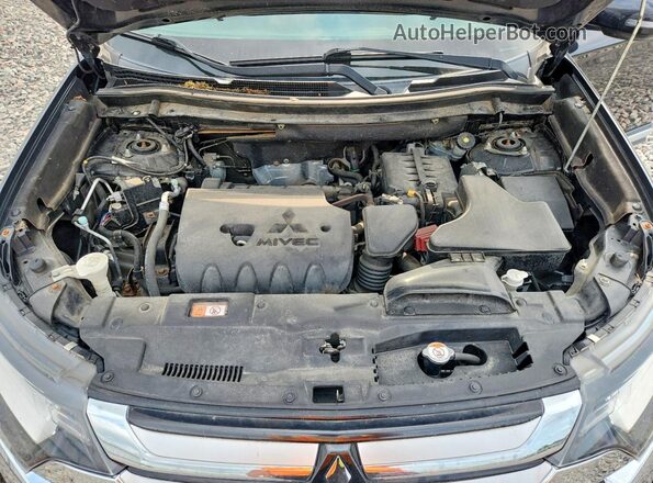 JA4AD3A32GZ011259 2016 MITSUBISHI OUTLANDER Black Vista del compartimento del motor