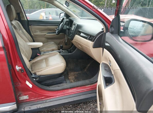 JA4AD3A32GZ020754 2016 MITSUBISHI OUTLANDER Red წინა სალონის ხედი