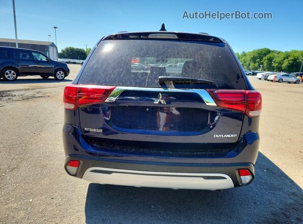 JA4AD3A32KZ045016 2019 MITSUBISHI OUTLANDER Blue Rear view
