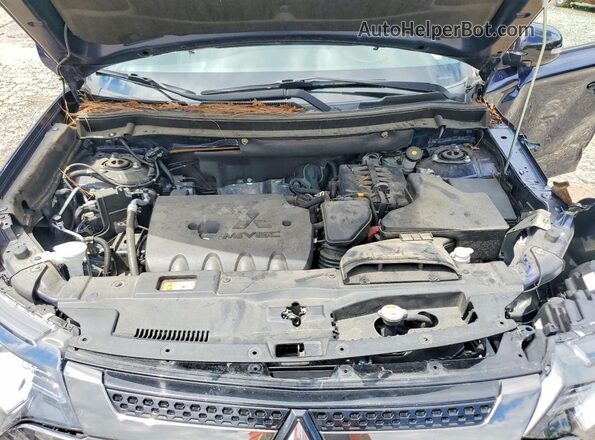 JA4AD3A32LZ006346 2020 MITSUBISHI OUTLANDER Blue ძრავის განყოფილების ხედი