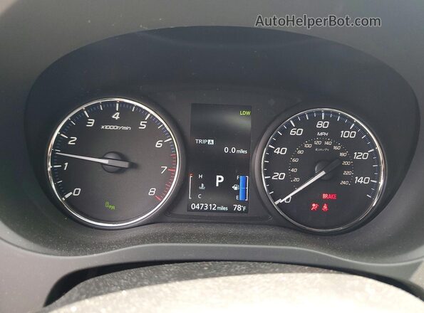 JA4AD3A32LZ006346 2020 MITSUBISHI OUTLANDER Blue ხელსაწყოთა პანელის ხედი