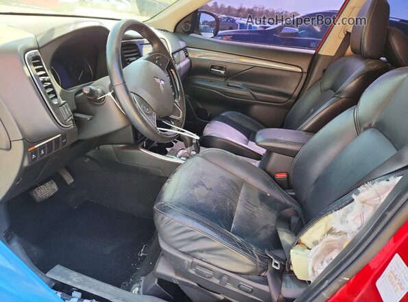 JA4AD3A32LZ031814 2020 MITSUBISHI OUTLANDER Красный Вид салона спереди