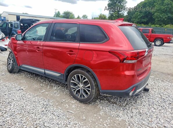 JA4AD3A33JZ068061 2018 MITSUBISHI OUTLANDER Красный Задняя левая четверть