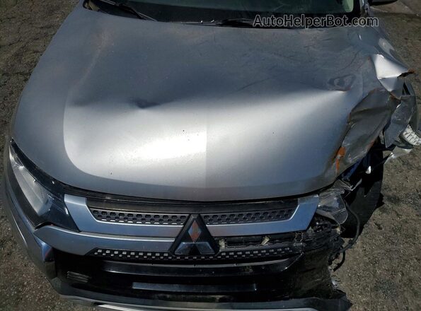 JA4AD3A33KZ046479 2019 MITSUBISHI OUTLANDER Silver ძრავის განყოფილების ხედი