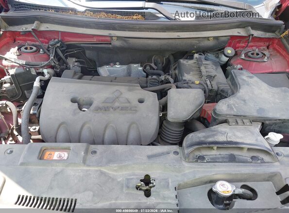 JA4AD3A34GZ007360 2016 MITSUBISHI OUTLANDER Red უკანა ხედი