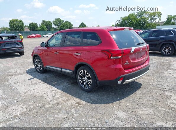 JA4AD3A34GZ007360 2016 MITSUBISHI OUTLANDER Red უკანა მარცხენა