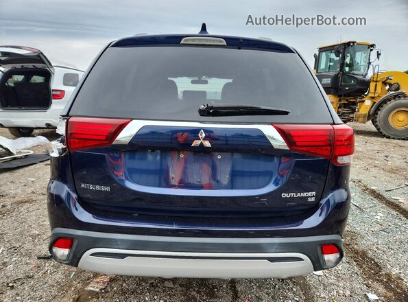 JA4AD3A34KZ030341 2019 MITSUBISHI OUTLANDER Blue Widok z tyłu