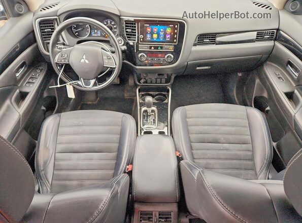 JA4AD3A34KZ030341 2019 MITSUBISHI OUTLANDER Blue Widok deski rozdzielczej