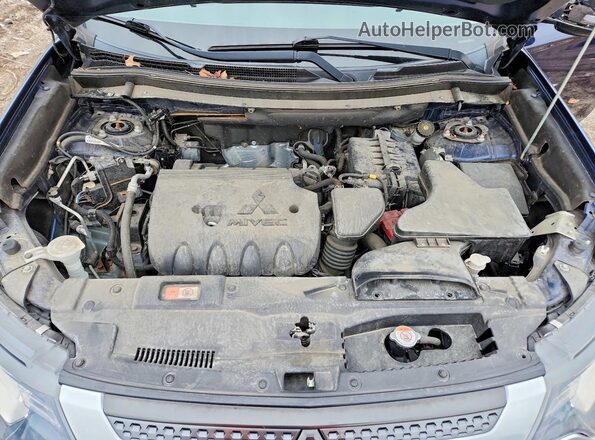 JA4AD3A34KZ030341 2019 MITSUBISHI OUTLANDER Blue Widok komory silnika