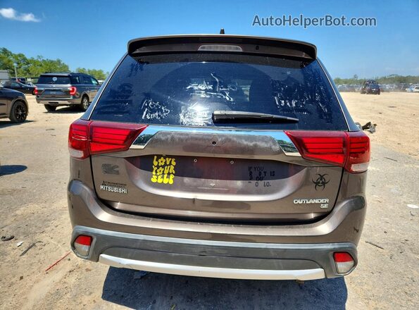 JA4AD3A35HZ001049 2017 MITSUBISHI OUTLANDER Brown Rear view