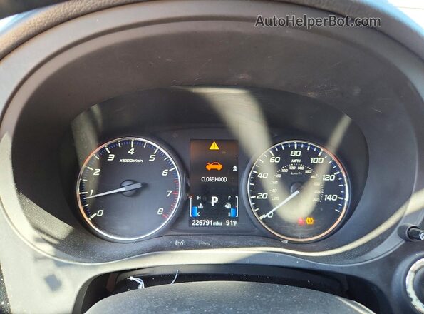 JA4AD3A35HZ001049 2017 MITSUBISHI OUTLANDER Brown Instrument cluster view