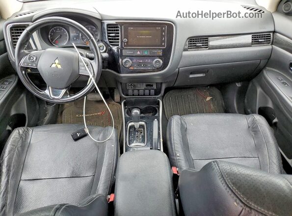 JA4AD3A37HZ040936 2017 MITSUBISHI OUTLANDER Black Առջևի վահանակի տեսք