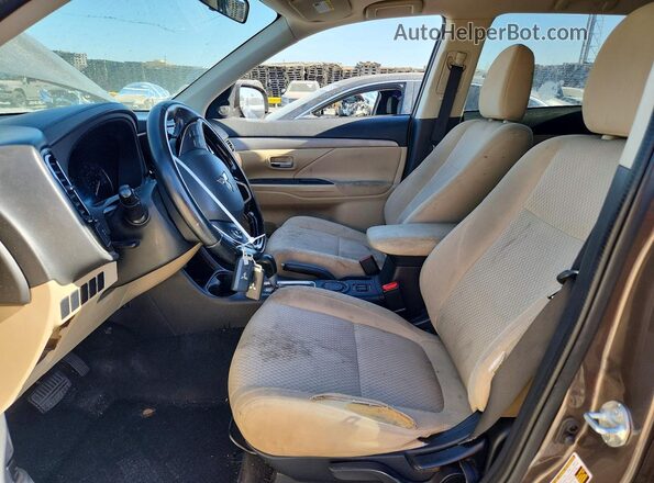 JA4AD3A38GZ013372 2016 MITSUBISHI OUTLANDER Gray Widok wnętrza z przodu