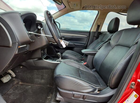 JA4AD3A38KZ036725 2019 MITSUBISHI OUTLANDER Red Widok wnętrza z przodu
