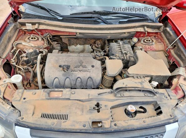 JA4AD3A38KZ036725 2019 MITSUBISHI OUTLANDER Red Widok komory silnika