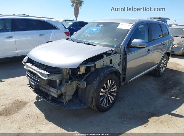 JA4AD3A38LZ023958 2020 MITSUBISHI OUTLANDER Gray წინა მარცხენა ხედი სამი მეოთხედიდან