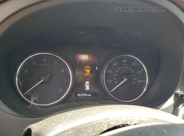 JA4AD3A39HZ021627 2017 MITSUBISHI OUTLANDER Red Instrument cluster view