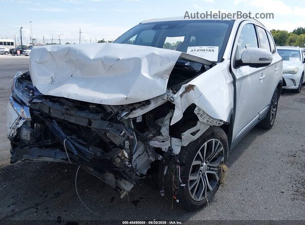 JA4AD3A3XJZ043464 2018 MITSUBISHI OUTLANDER White წინა მარცხენა ხედი სამი მეოთხედიდან