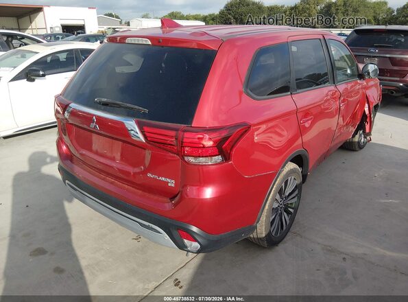 JA4AD3A3XKZ014600 2019 MITSUBISHI OUTLANDER Maroon Trasero derecho
