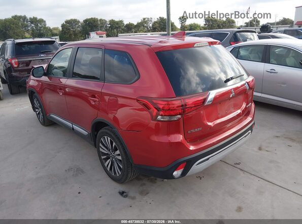 JA4AD3A3XKZ014600 2019 MITSUBISHI OUTLANDER Maroon Trasero izquierdo