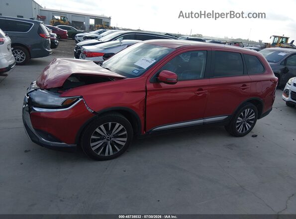 JA4AD3A3XKZ014600 2019 MITSUBISHI OUTLANDER Maroon 