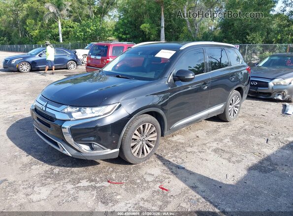 JA4AD3A3XLZ018650 2020 MITSUBISHI OUTLANDER Черный Передняя левая четверть