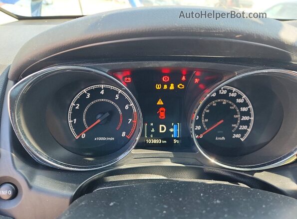 JA4AJ4AW3LU602510 2020 MITSUBISHI RVR Blue ხელსაწყოთა პანელის ხედი