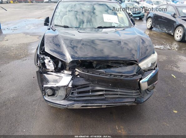 JA4AP3AU0HZ009771 2017 MITSUBISHI OUTLANDER SPORT Black Widok z przodu