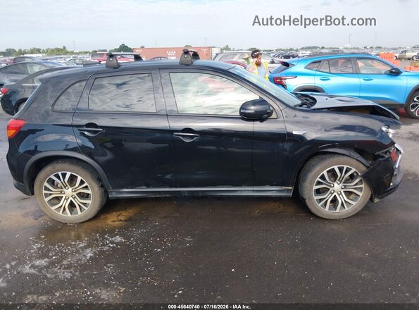 JA4AP3AU0HZ009771 2017 MITSUBISHI OUTLANDER SPORT Black Widok wnętrza z tyłu