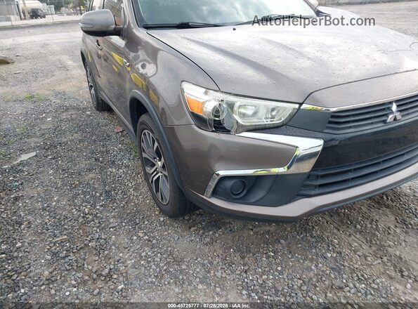 JA4AP3AU0HZ010628 2017 MITSUBISHI OUTLANDER SPORT Gray Widok z przodu