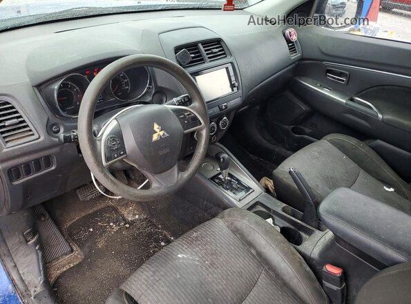 JA4AP3AU0JU012205 2018 MITSUBISHI OUTLANDER Blue Вид панелі приладів
